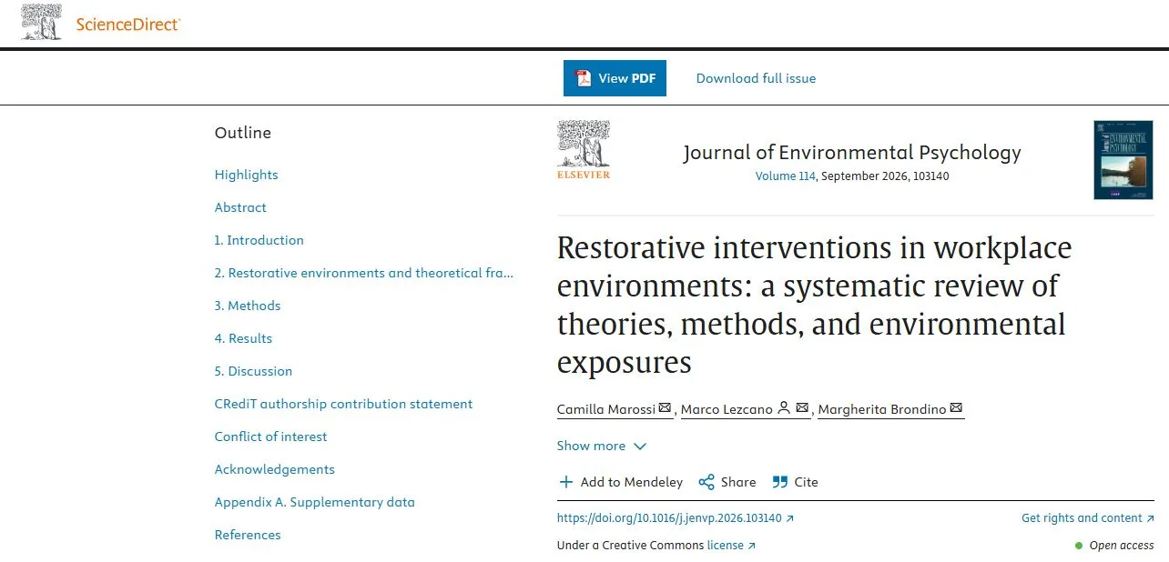 Journal of Environmental Psychology