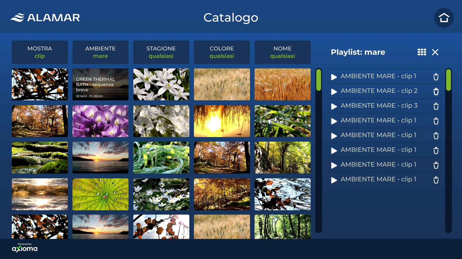 bassa5creazione playlist care player
