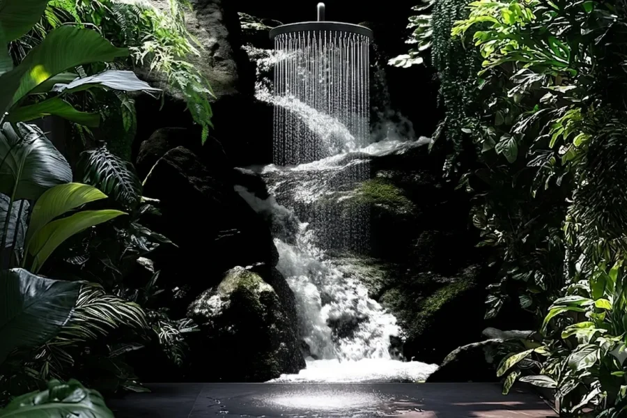 doccia ROCK WATER2 clip 5 natura rigenerante